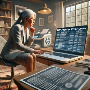 Error Codes for HP Printers and Their Solutions
